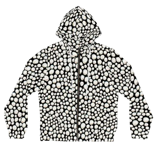 Celestial Whimsy on a Women's Full-Zip Hoodie