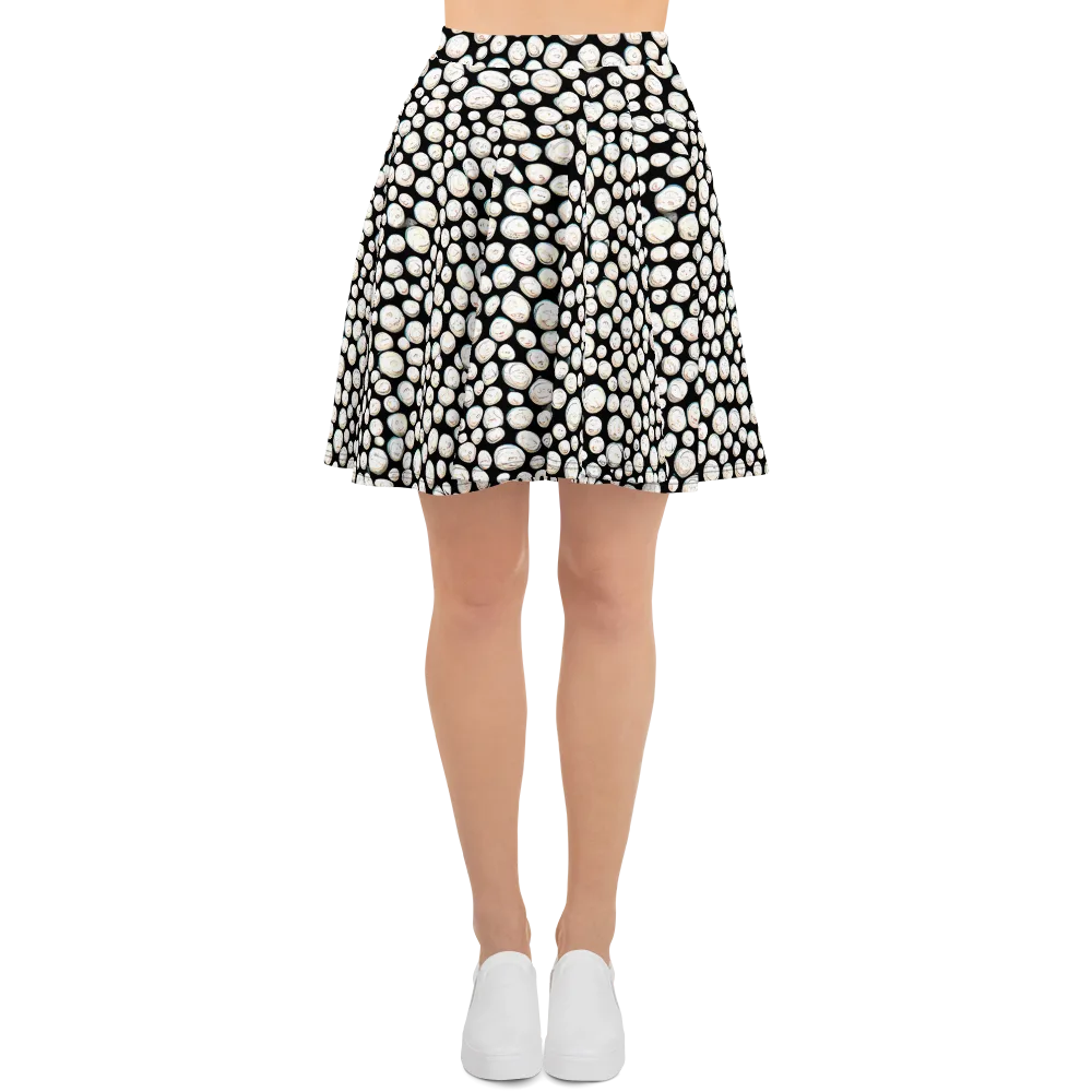 Celestial Whimsy on Skater Skirt — Front