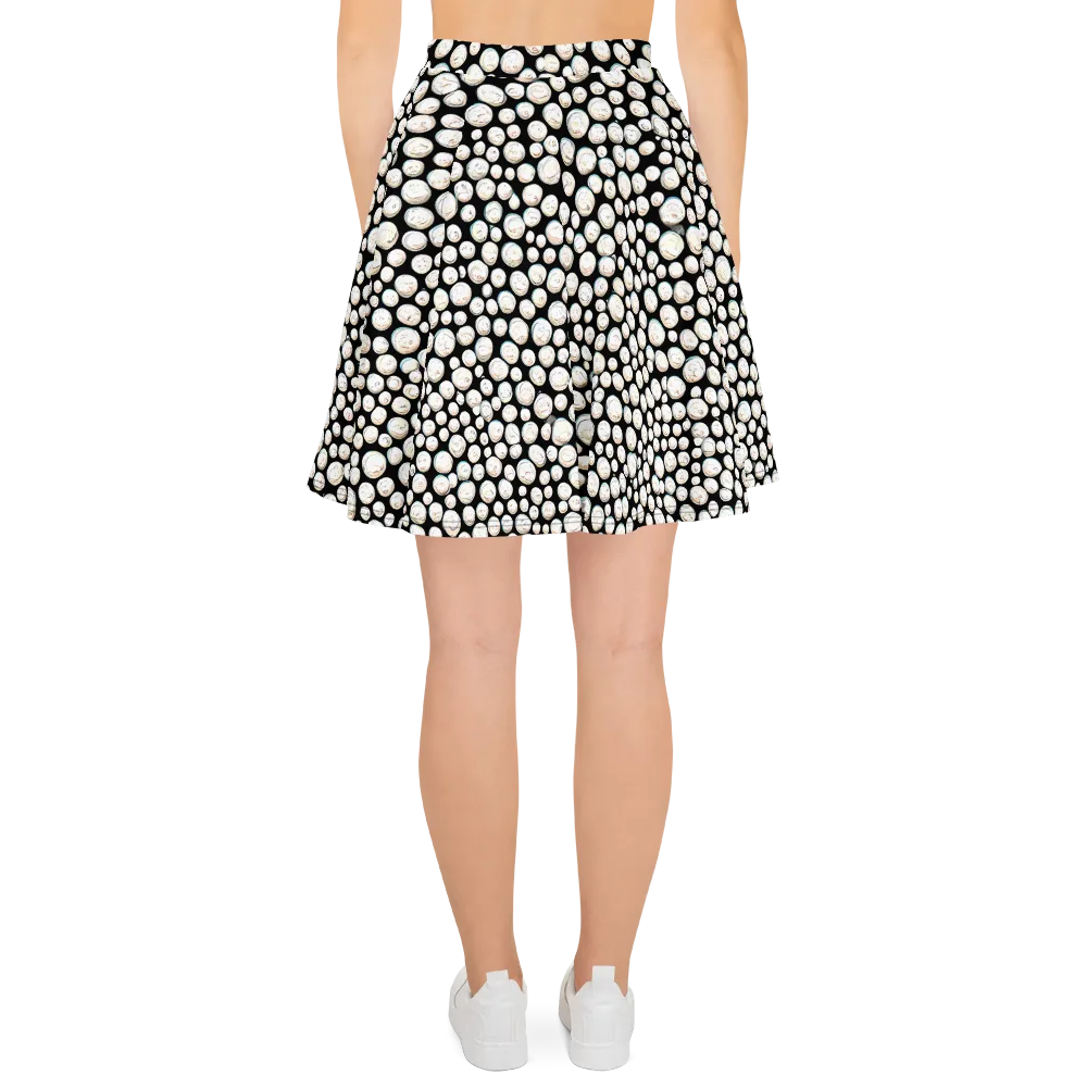Celestial Whimsy on Skater Skirt — Back