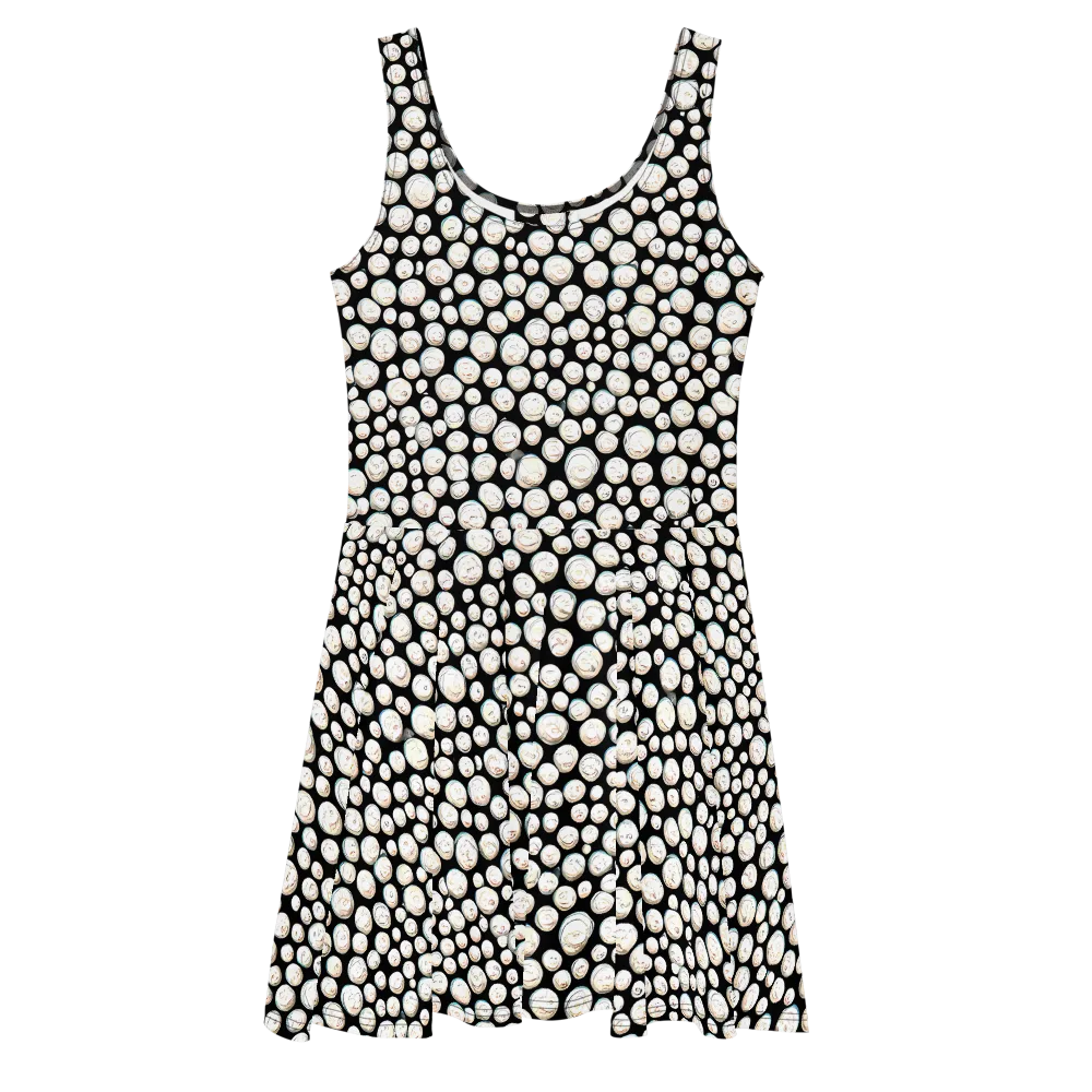 Celestial Whimsy on Skater Dress — Front