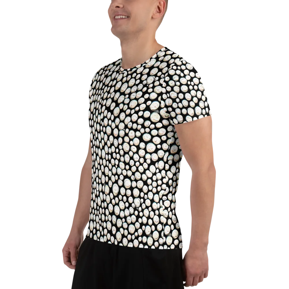 Celestial Whimsy on Men's Athletic T-Shirt — Left