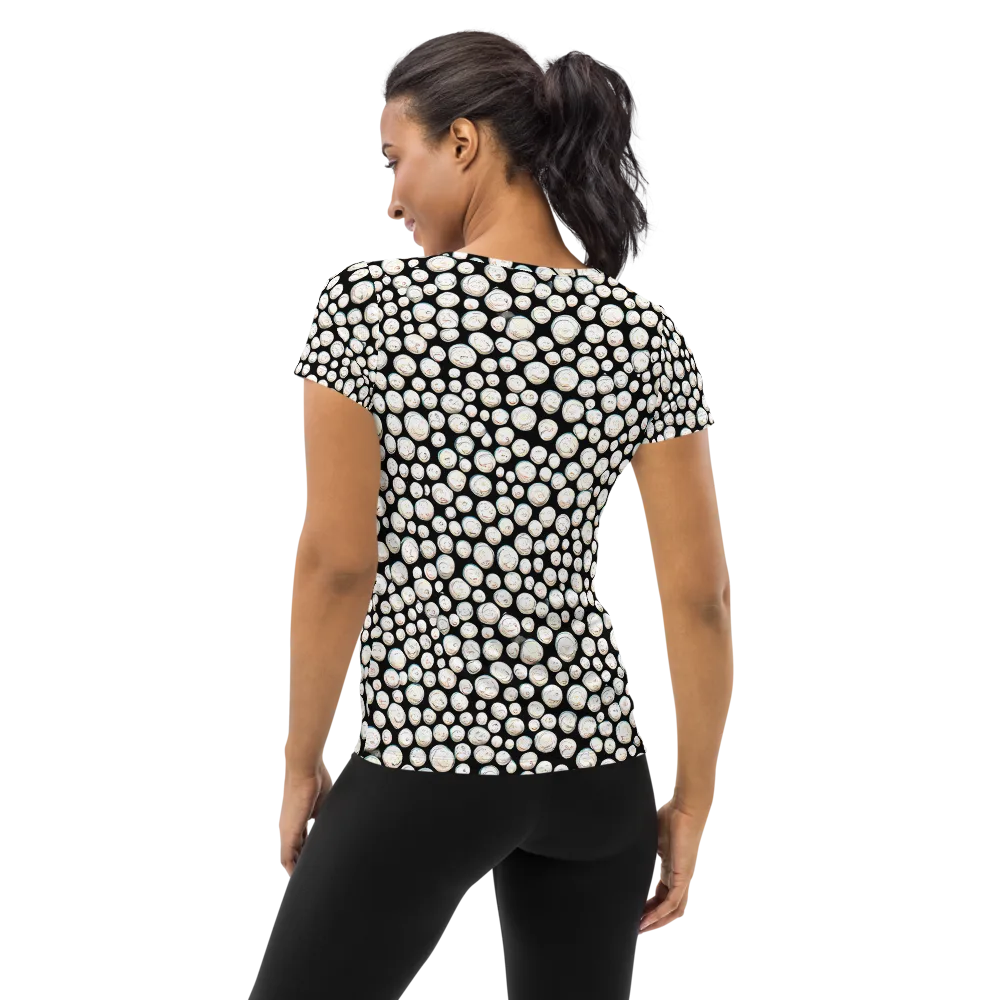 Celestial Whimsy on Women's Athletic T-Shirt — Back