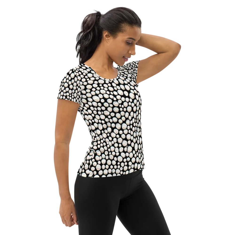 Celestial Whimsy on Women's Athletic T-Shirt — Right