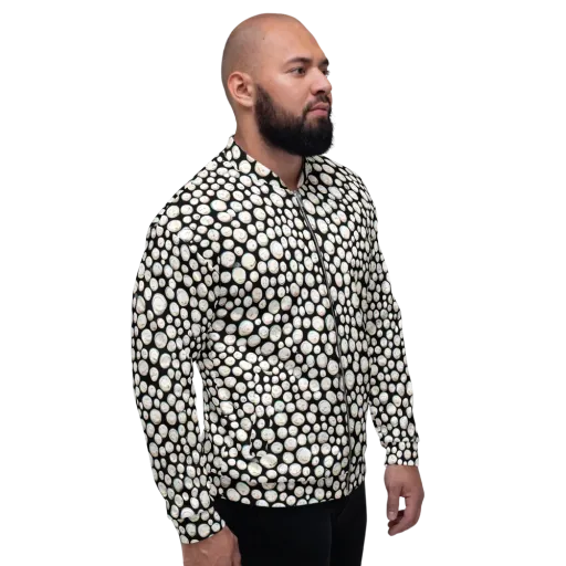 Celestial Whimsy on a Bomber Jacket