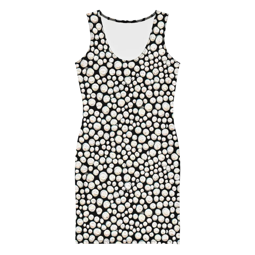 Celestial Whimsy on Bodycon Dress — Front