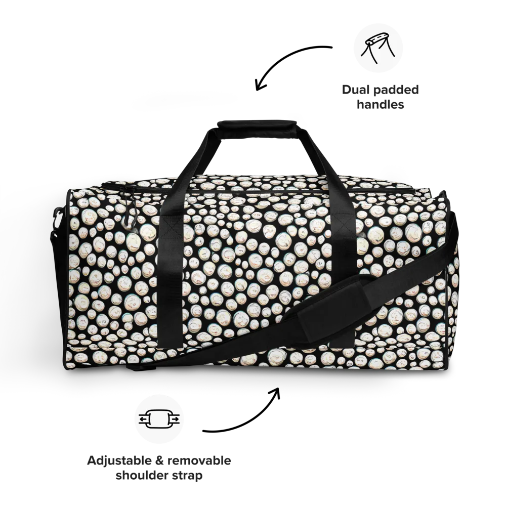 Celestial Whimsy on Duffle Bag — Front