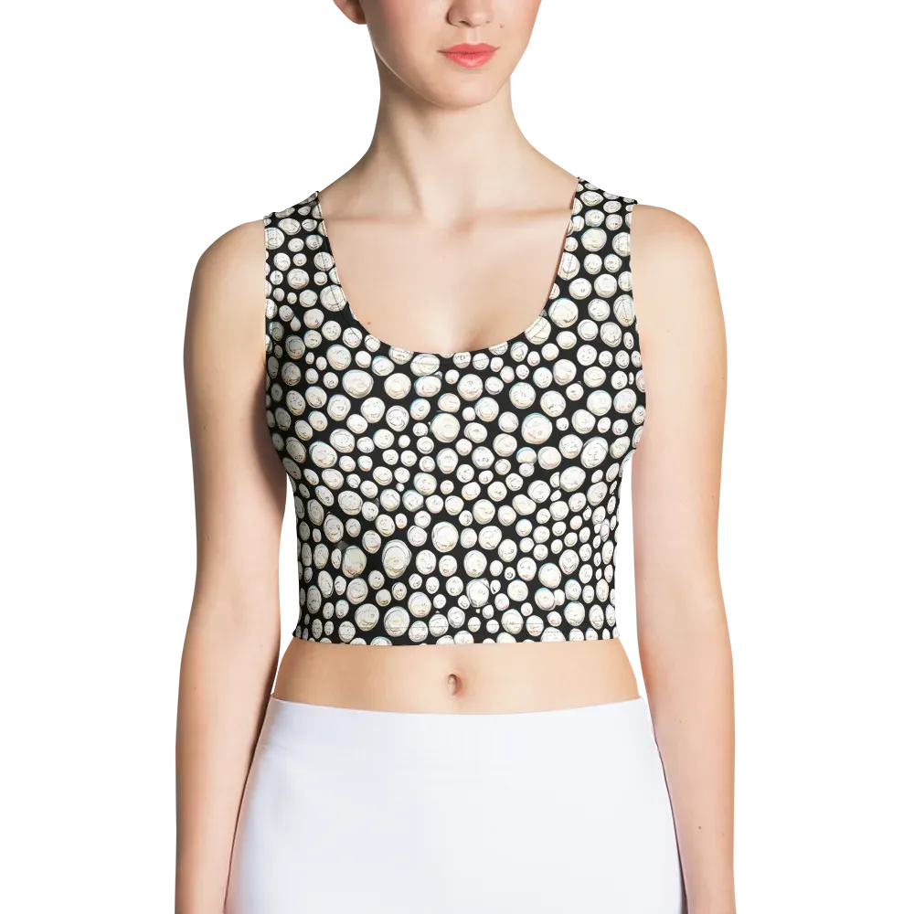 Celestial Whimsy on Crop Top — Front