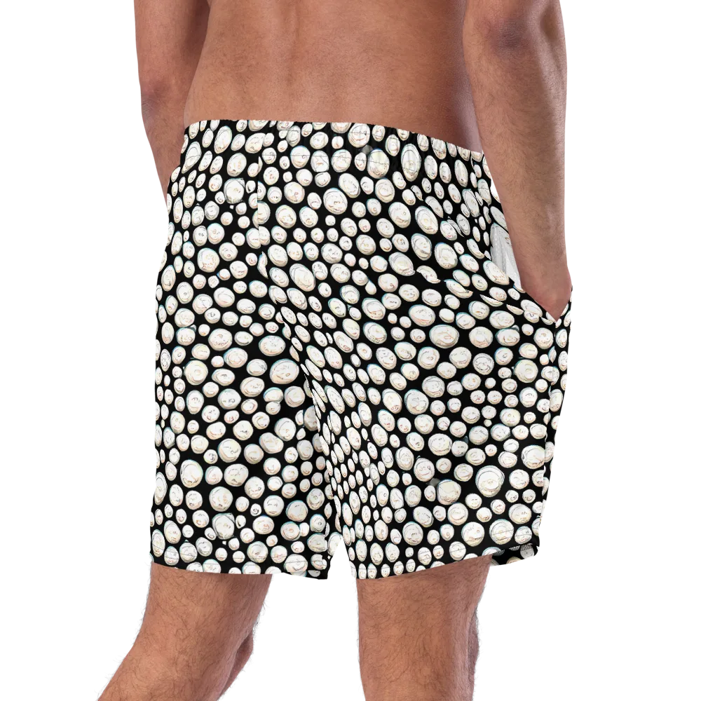 Celestial Whimsy on Swim Trunks — Right Back