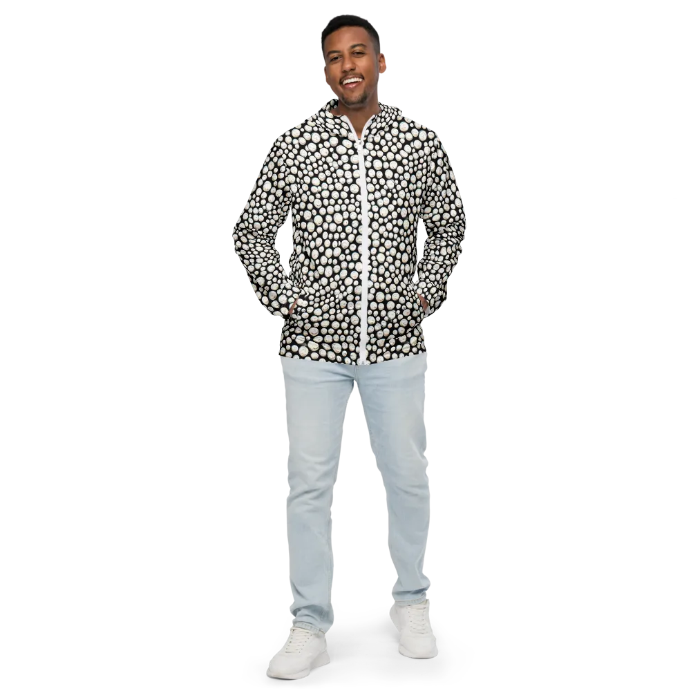 Celestial Whimsy on Men's Windbreaker — Front