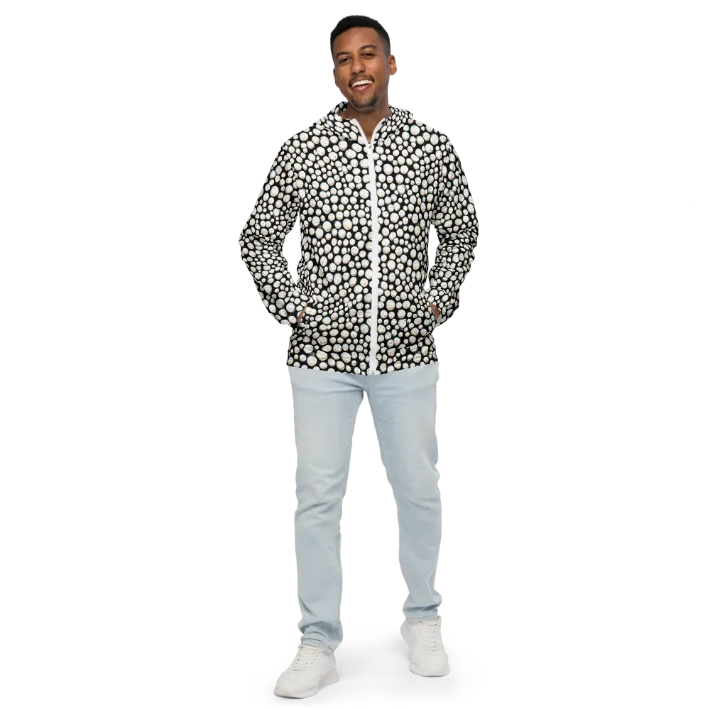 Celestial Whimsy on Men's Windbreaker — Front