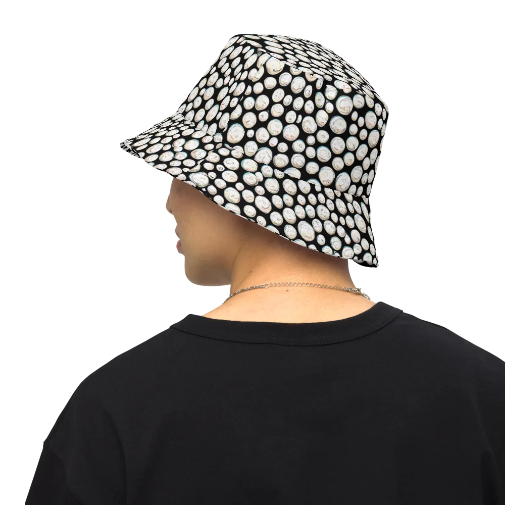 Celestial Whimsy on Reversible Bucket Hat — Back Inside