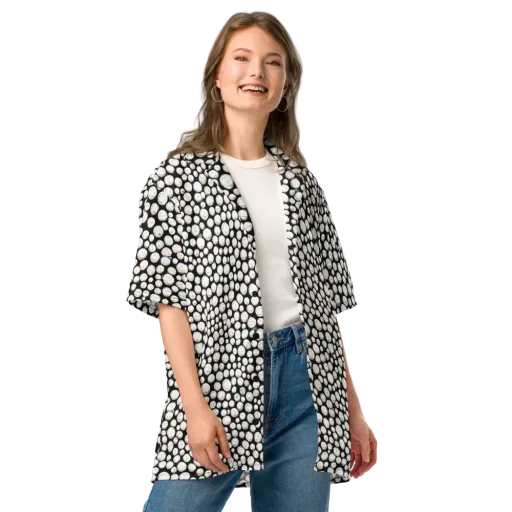 Celestial Whimsy on a Button Shirt