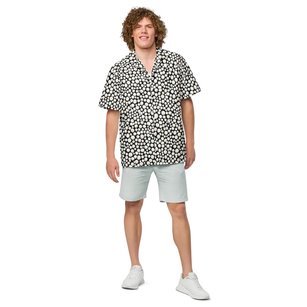 Celestial Whimsy on Button Shirt — Front