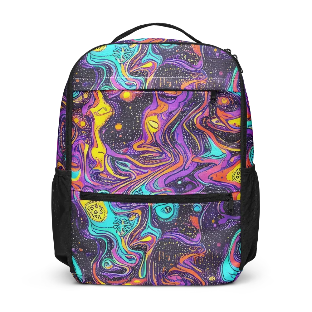 Hutty Nebula on Utility Backpack — Front
