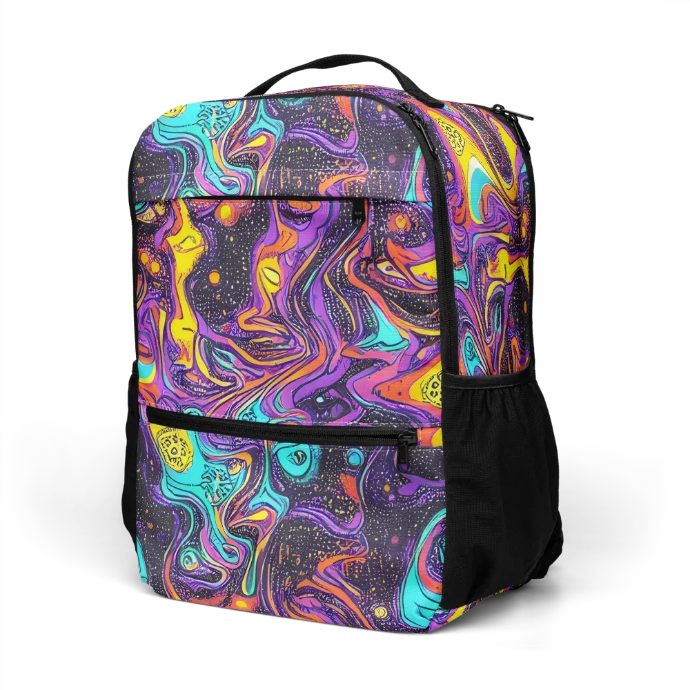 Hutty Nebula on Utility Backpack — Left Front