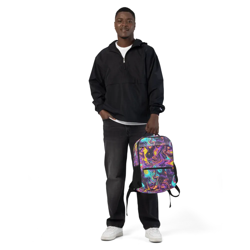 Hutty Nebula on Utility Backpack — Front