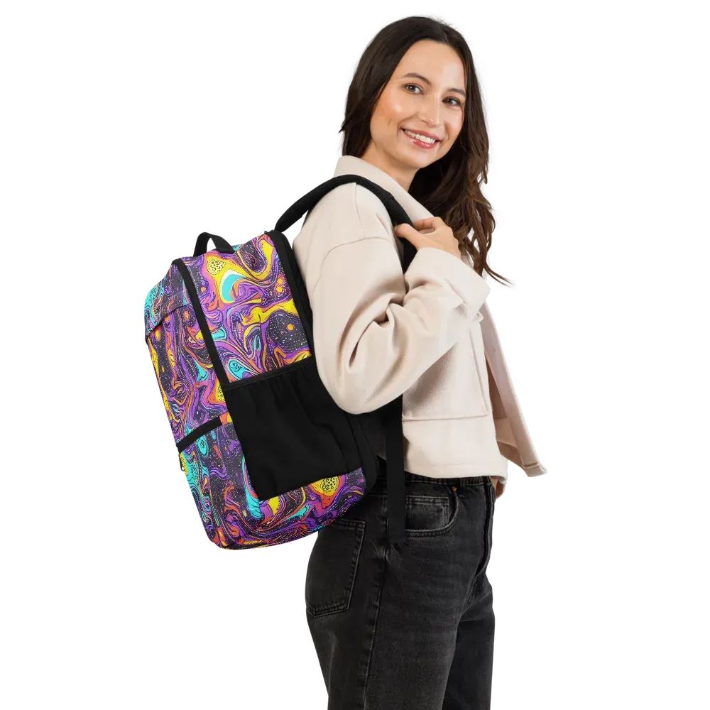 Hutty Nebula on Utility Backpack — Right