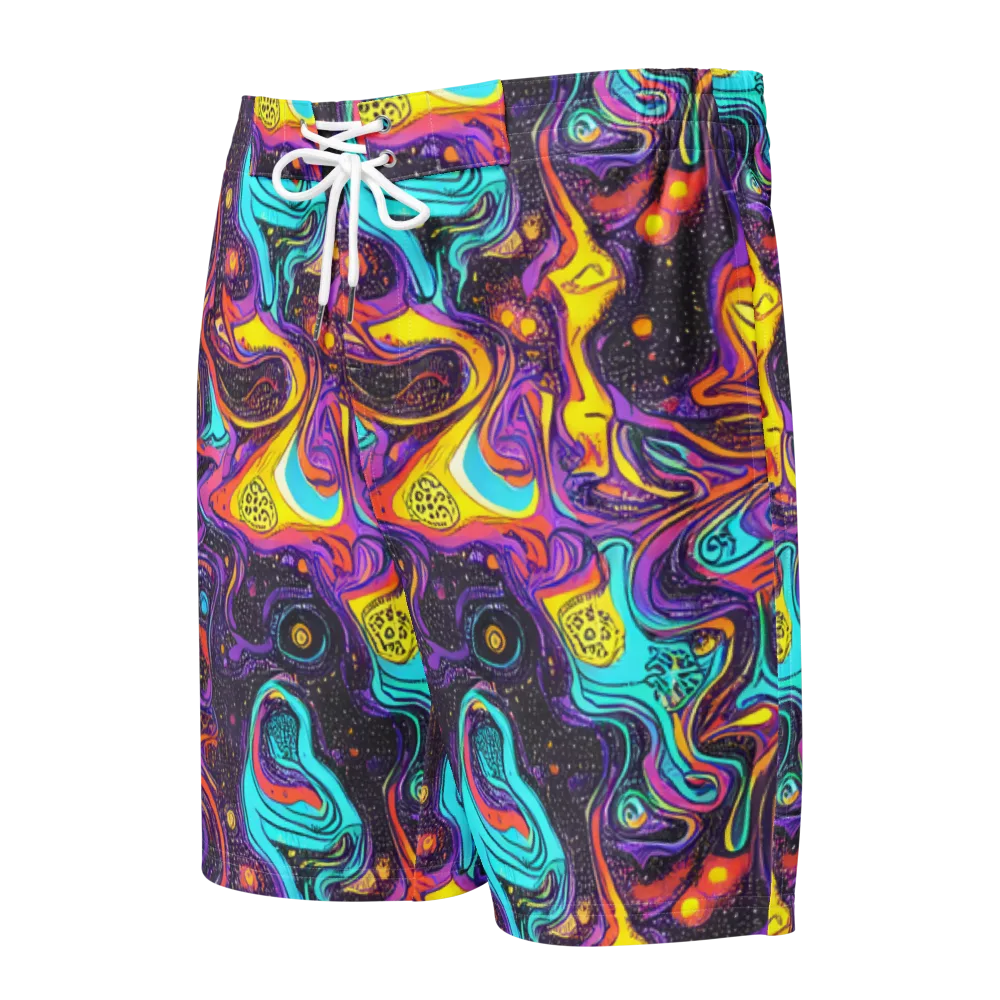 Hutty Nebula on Men's Board Shorts — Front