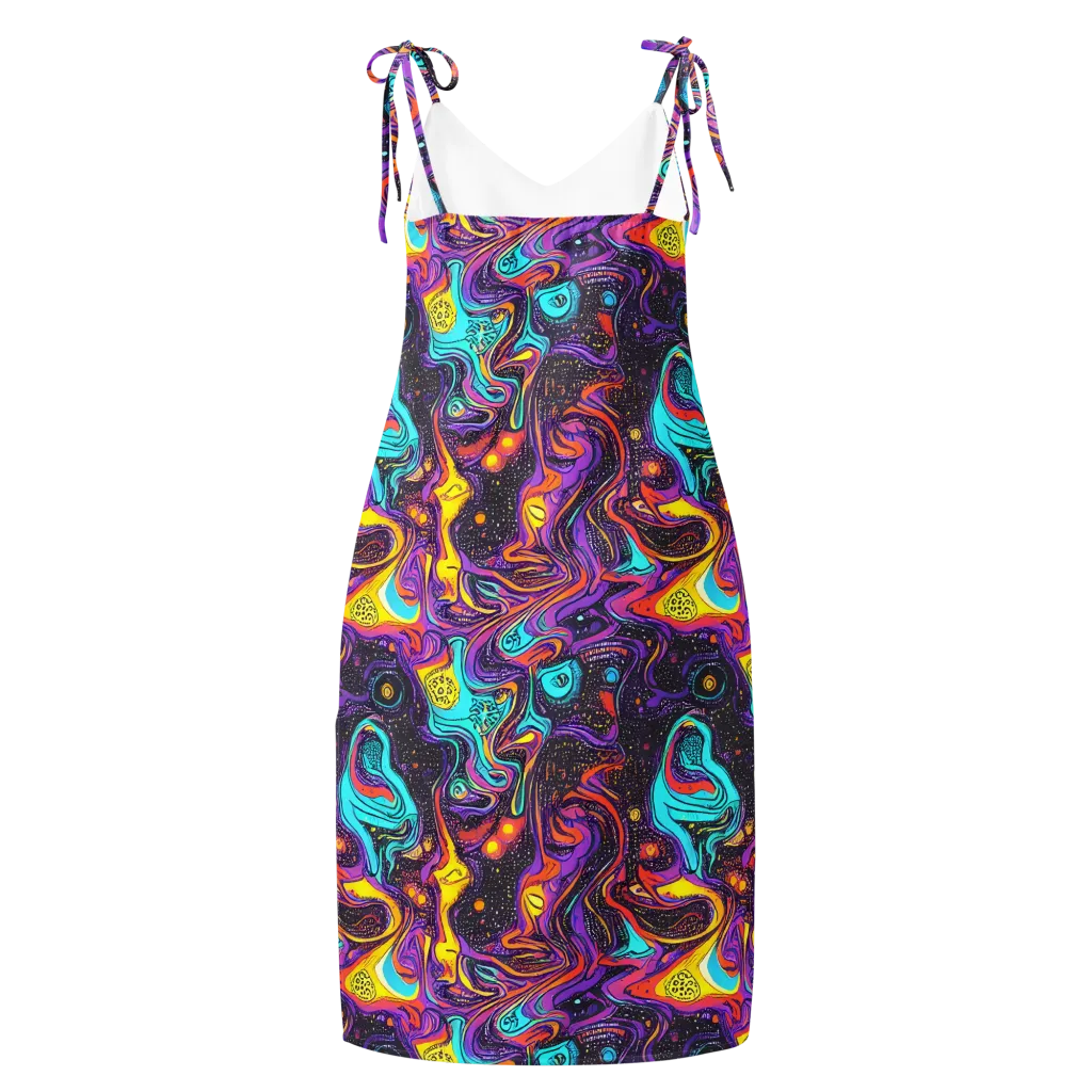 Hutty Nebula on Slip Dress — Back