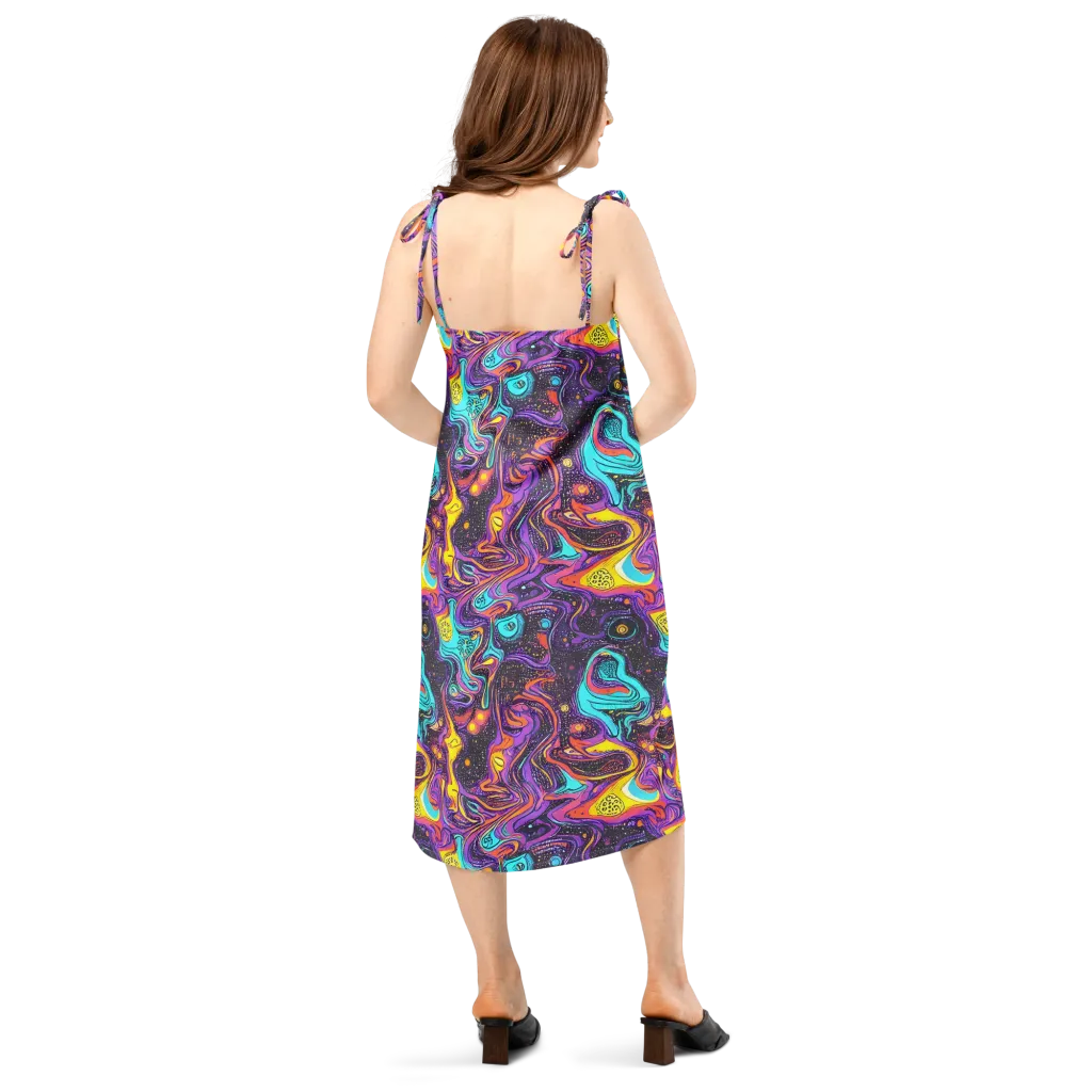 Hutty Nebula on Slip Dress — Back