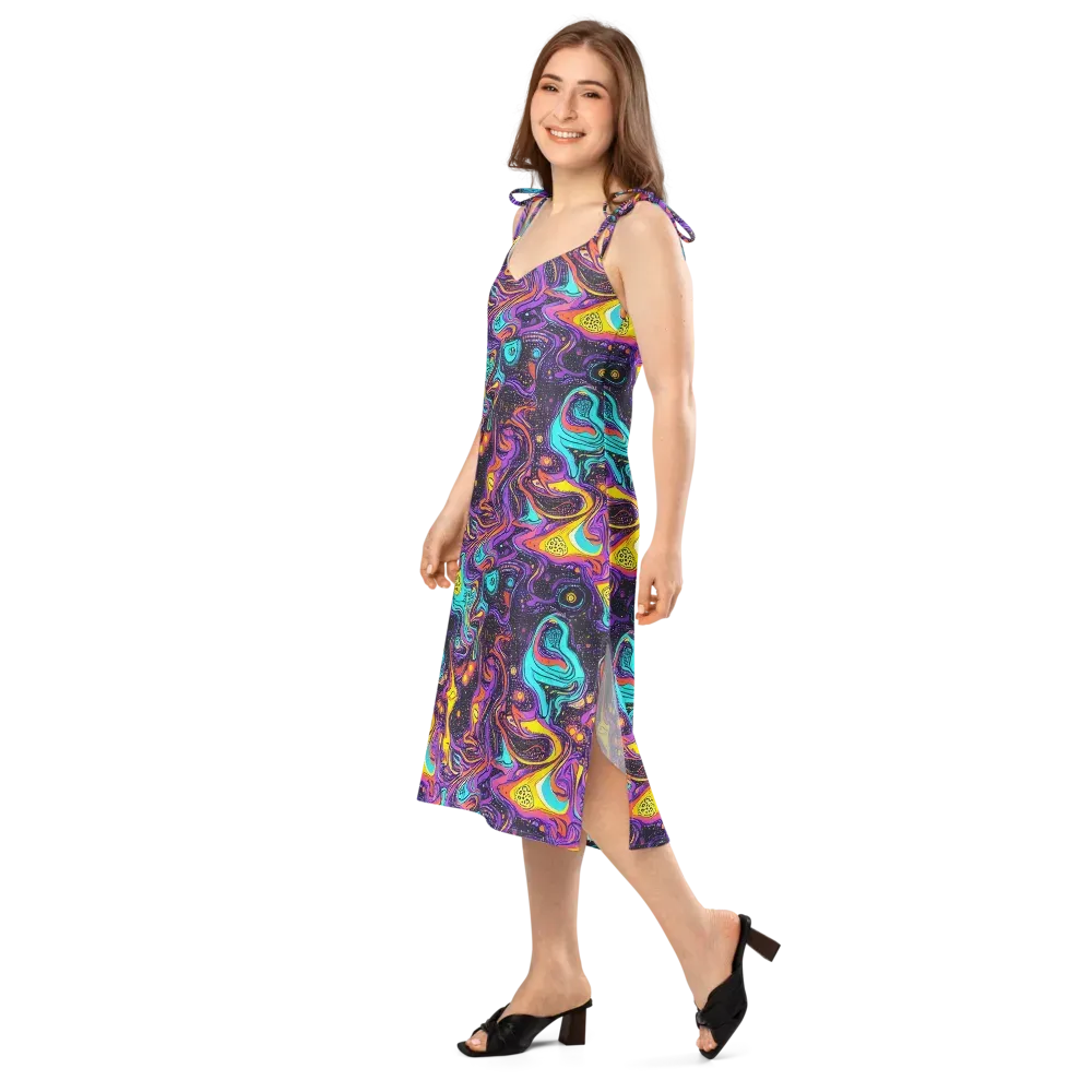 Hutty Nebula on Slip Dress — Left Front