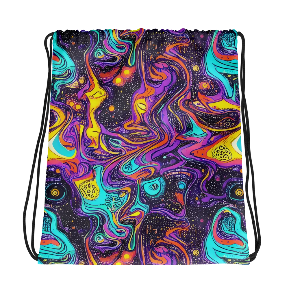 Hutty Nebula on Drawstring Bag — Photo