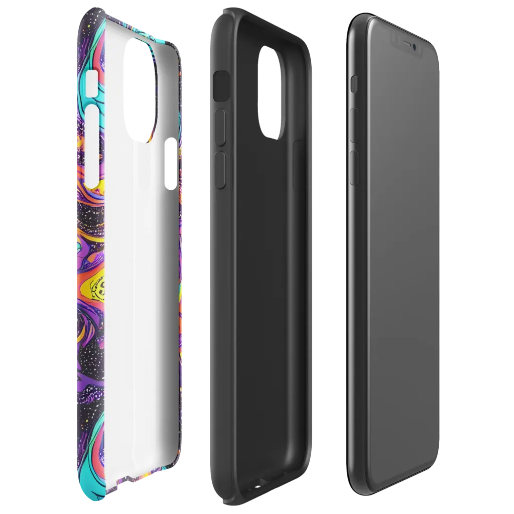 Hutty Nebula on Tough Case for iPhone® — Right