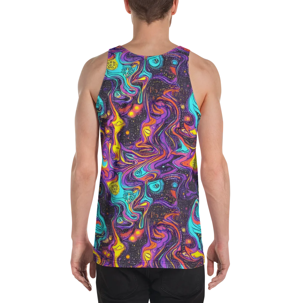 Hutty Nebula on Men's Tank Top — Back