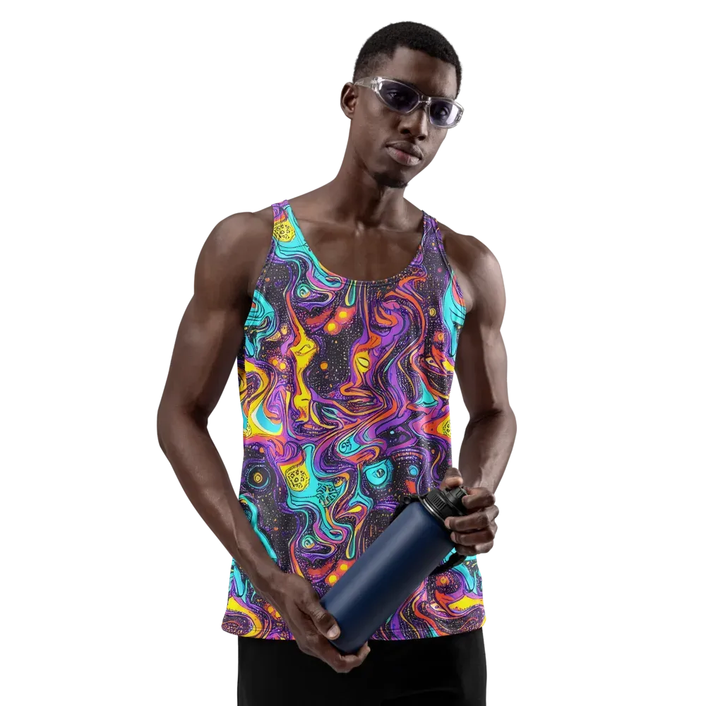 Hutty Nebula on Men's Tank Top — Front