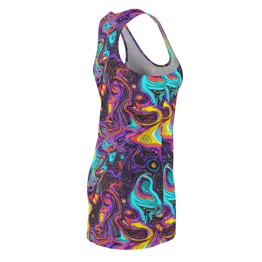 Hutty Nebula on Racerback Dress — Back Side