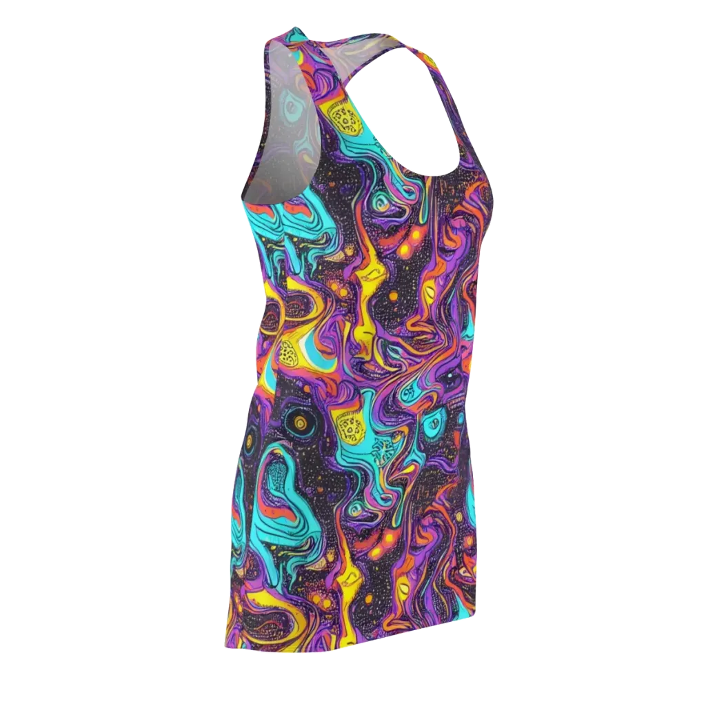 Hutty Nebula on Racerback Dress — Front Side