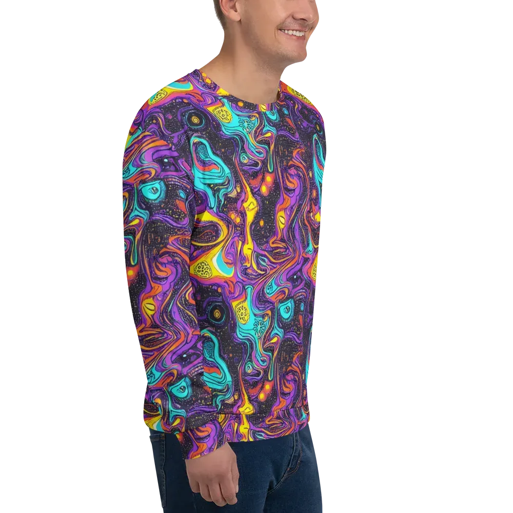 Hutty Nebula on Sweatshirt — Right Front