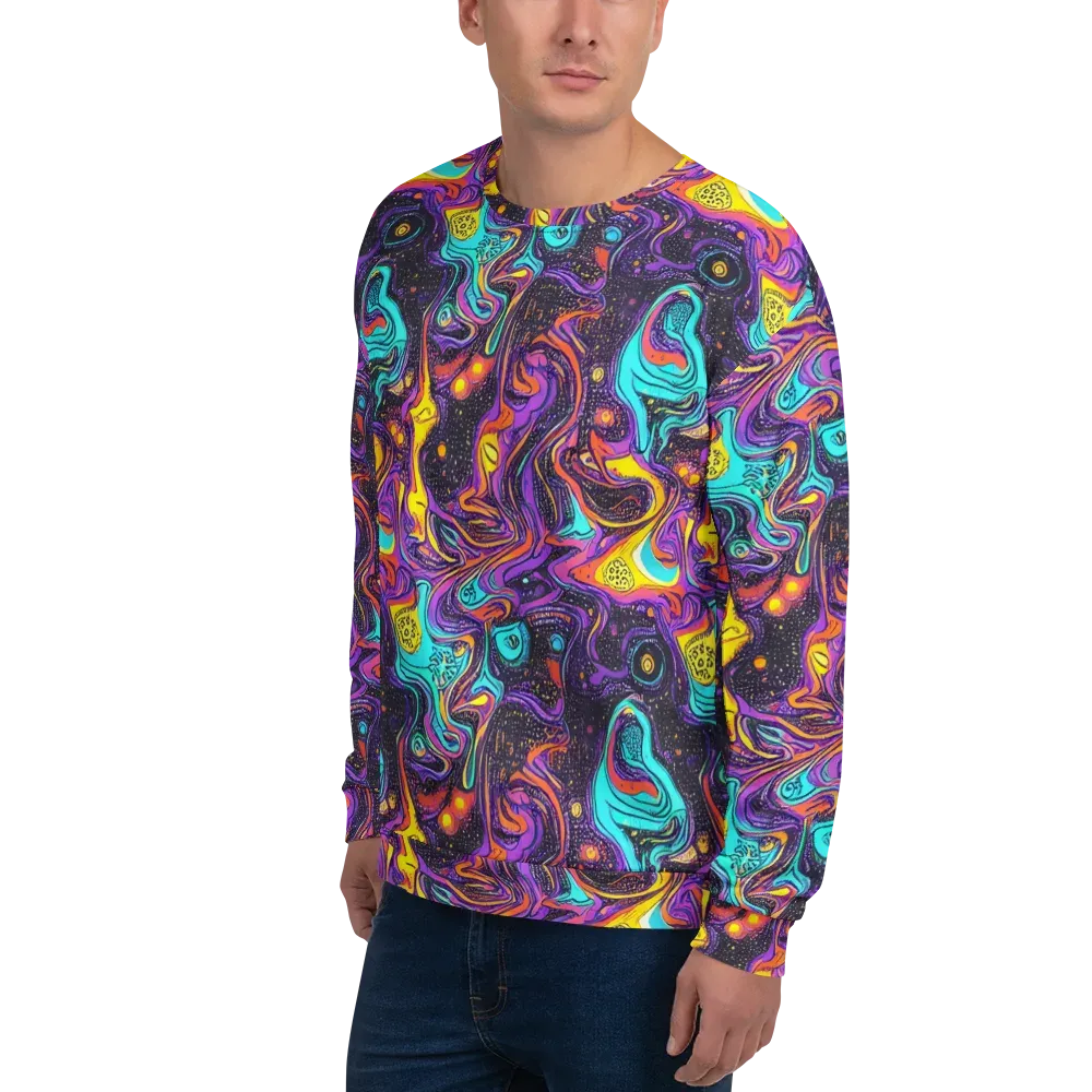 Hutty Nebula on Sweatshirt — Left Front