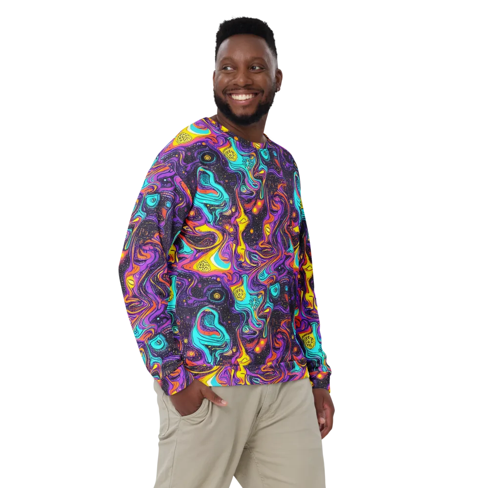 Hutty Nebula on Sweatshirt — Front