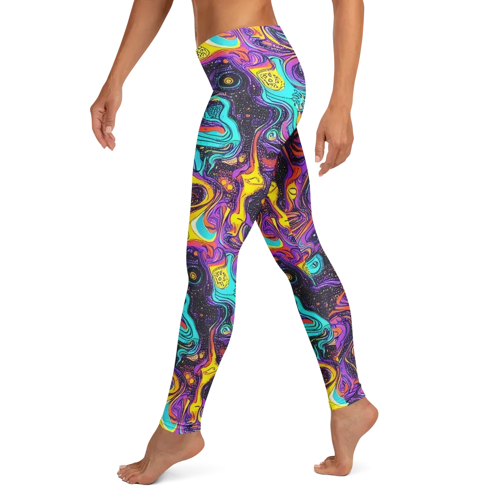 Hutty Nebula on Leggings — Left