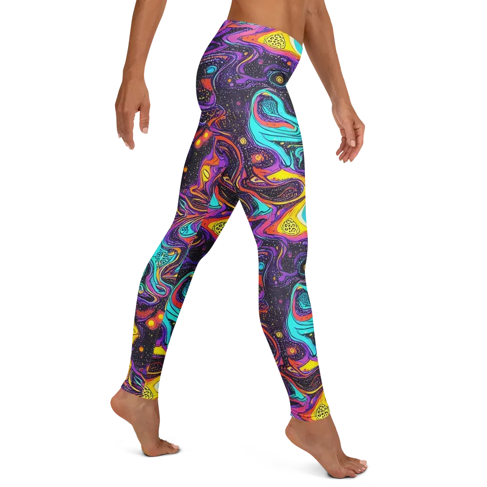 Hutty Nebula on Leggings — Right