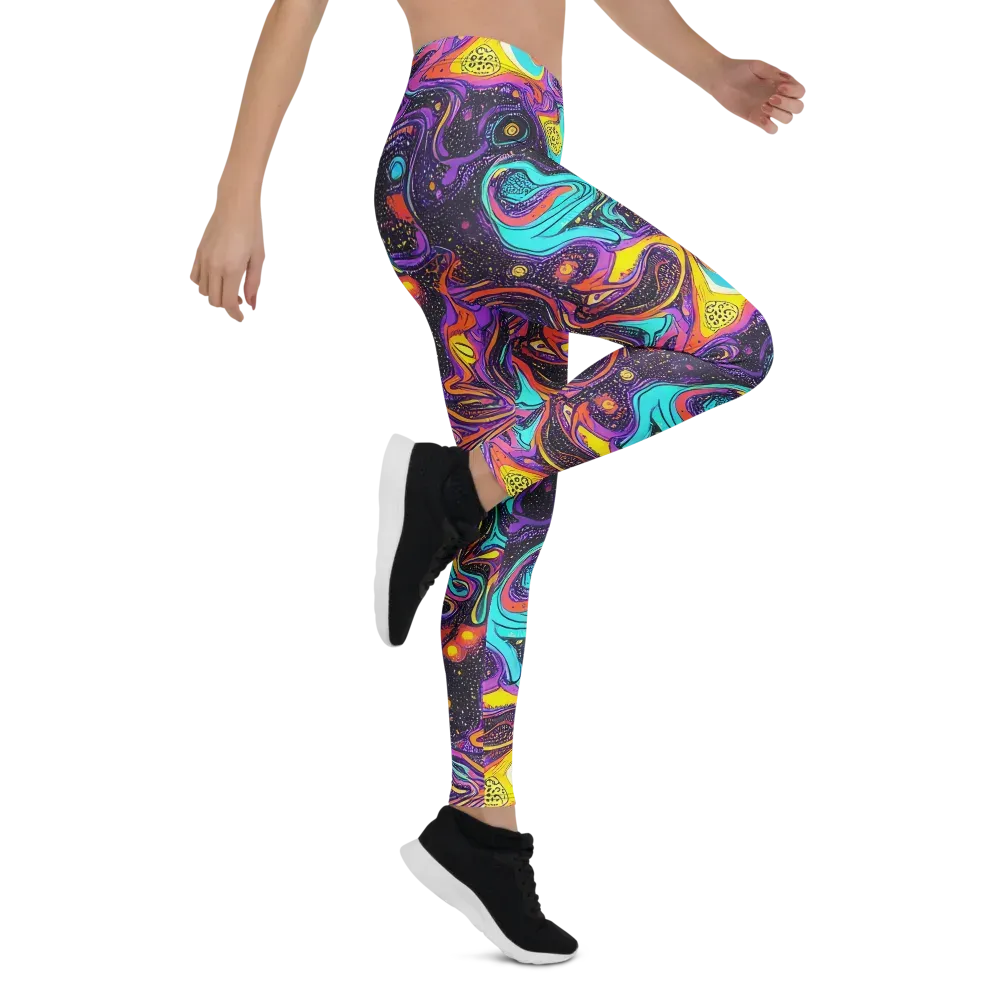 Hutty Nebula on Leggings — Right