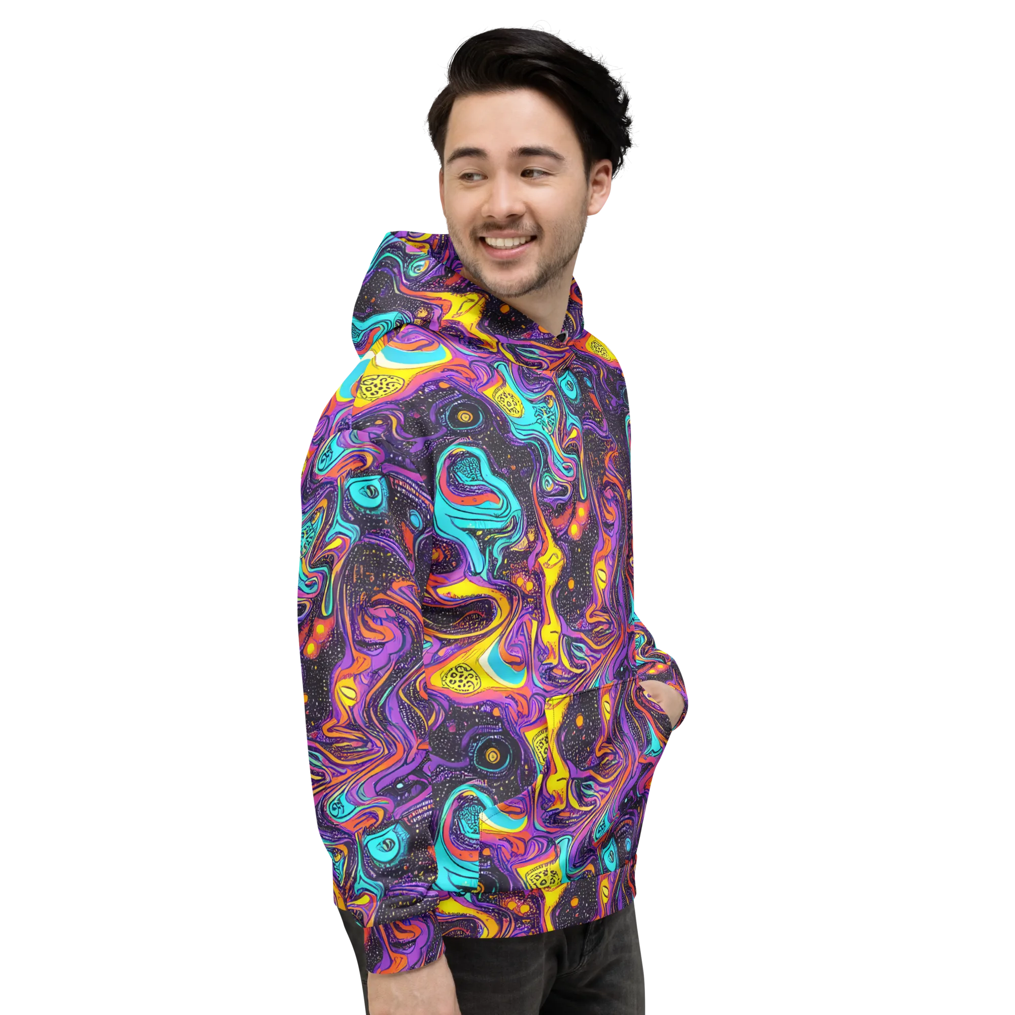 Hutty Nebula on Hoodie — Right