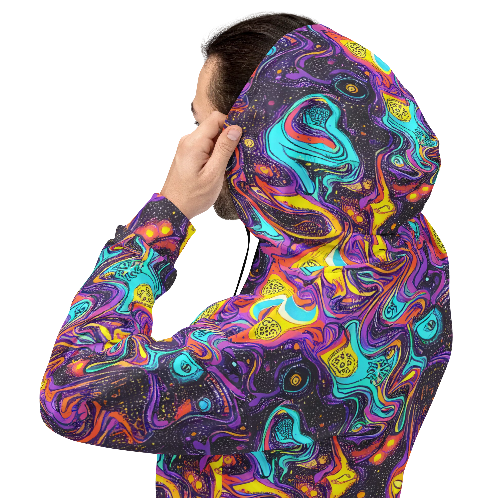Hutty Nebula on Hoodie — Back