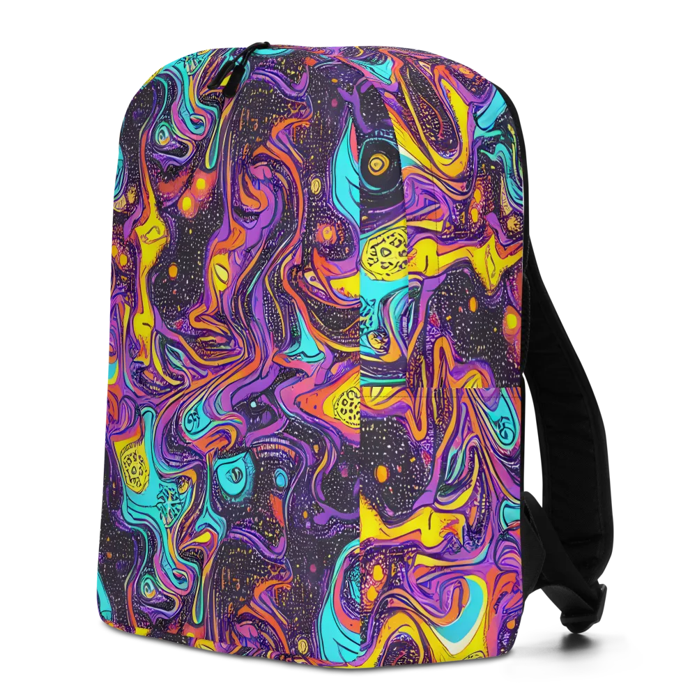 Hutty Nebula on Minimalist Backpack — Left