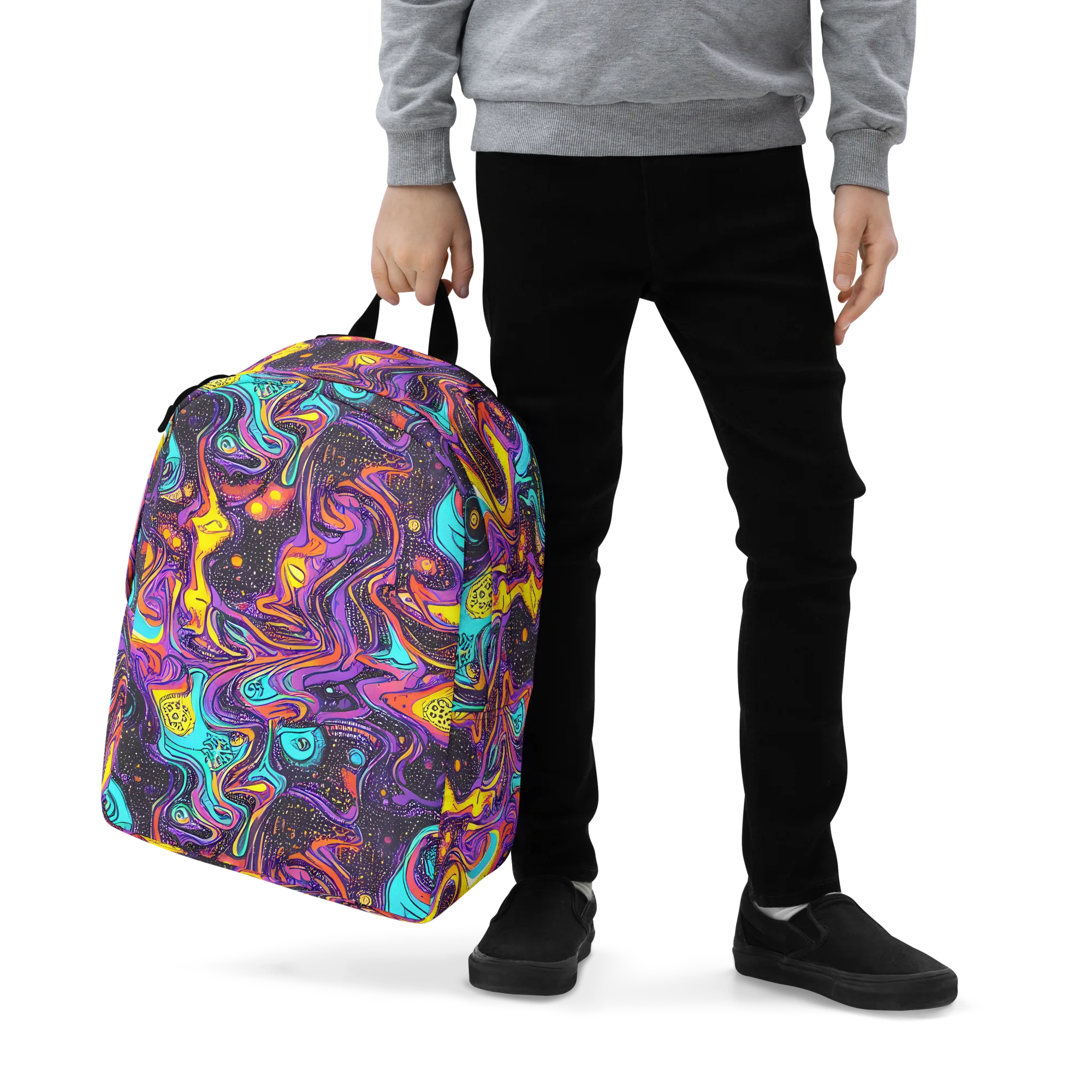 Hutty Nebula on Minimalist Backpack — Zoomed-in