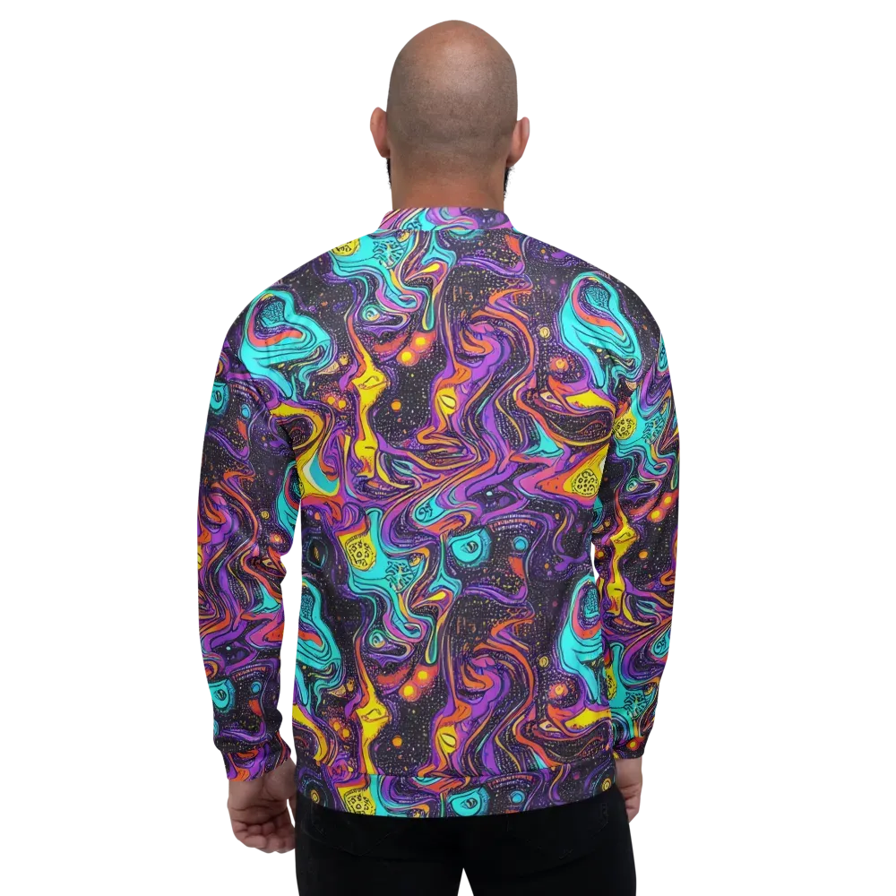 Hutty Nebula on Bomber Jacket — Back