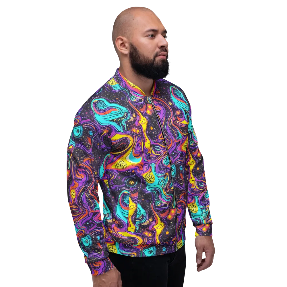 Hutty Nebula on Bomber Jacket — Right