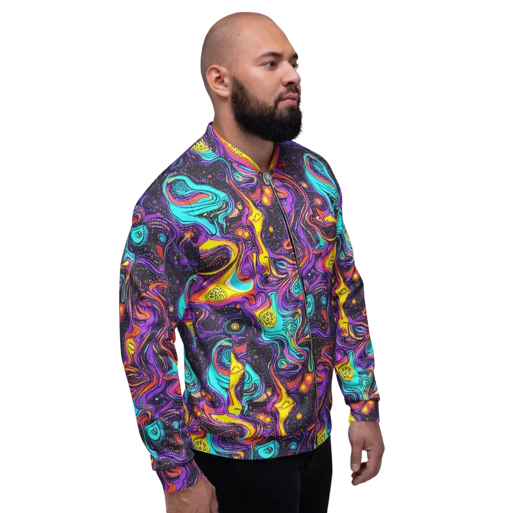 Hutty Nebula on Bomber Jacket — Right