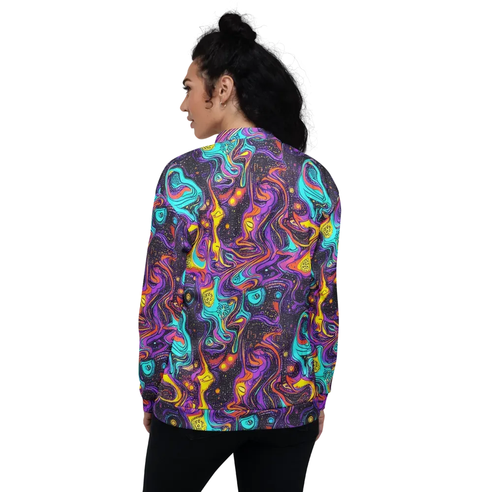 Hutty Nebula on Bomber Jacket — Back