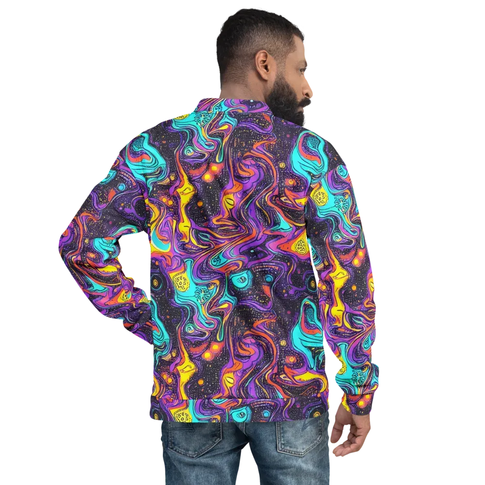 Hutty Nebula on Bomber Jacket — Back