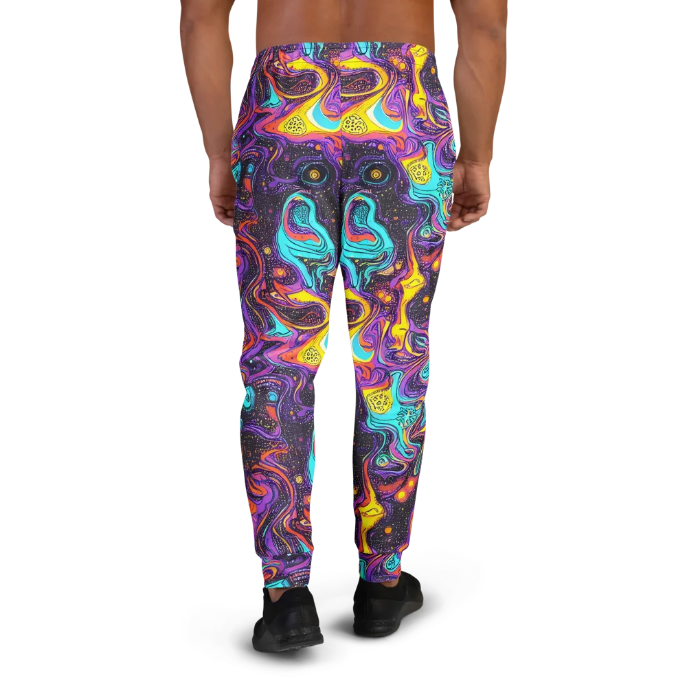 Hutty Nebula on Men's Joggers — Back