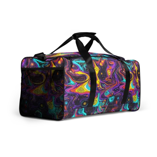 Hutty Nebula on a Duffle Bag