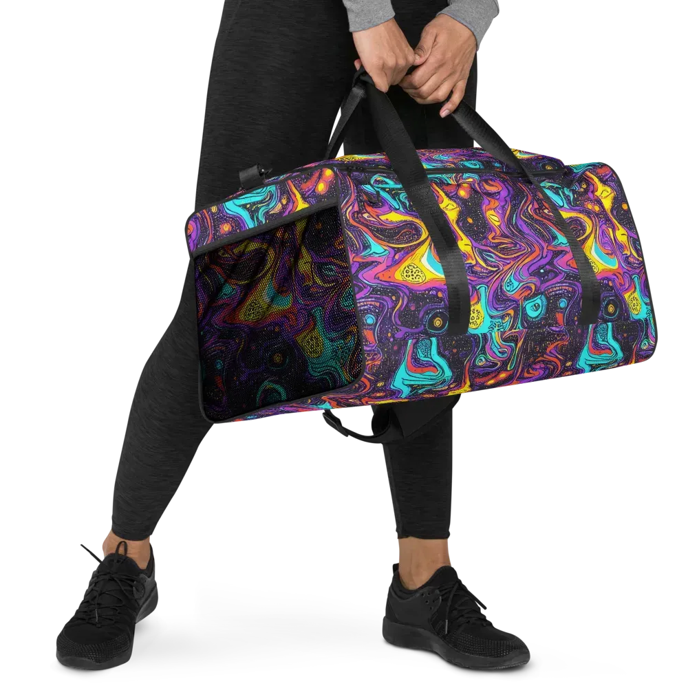 Hutty Nebula on Duffle Bag — Right Front