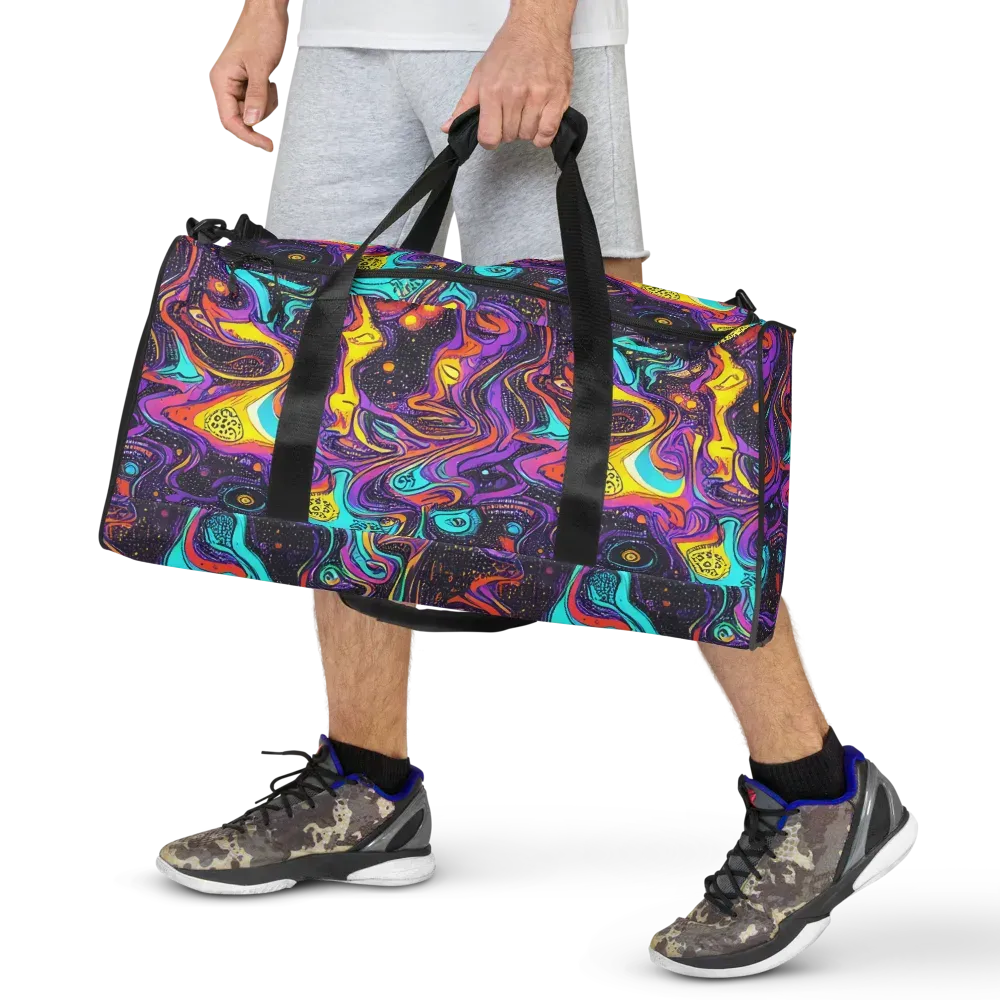 Hutty Nebula on Duffle Bag — Front